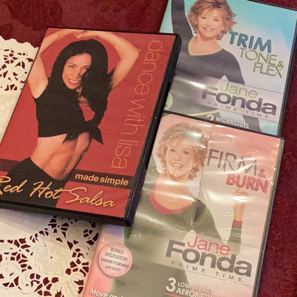 Bundle of exercise dvd.
